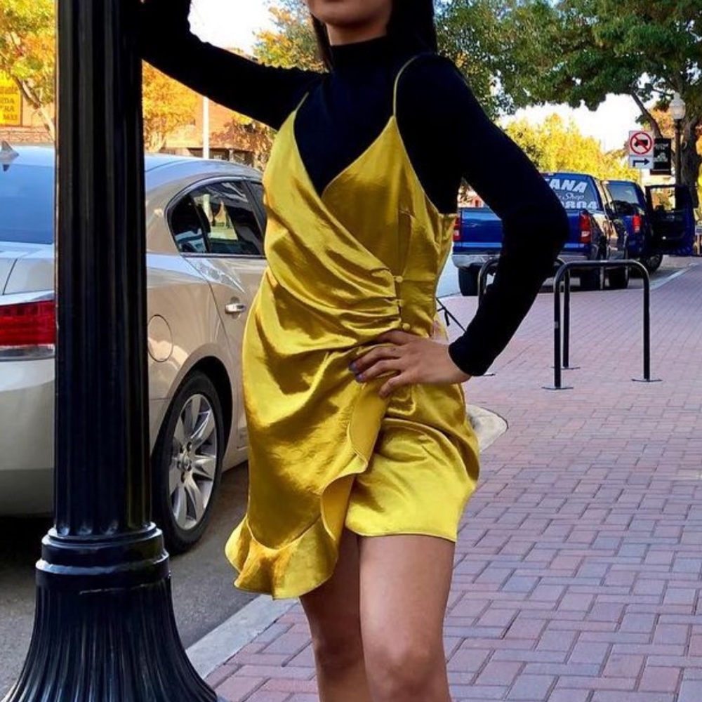 Top Shop Gold Dress